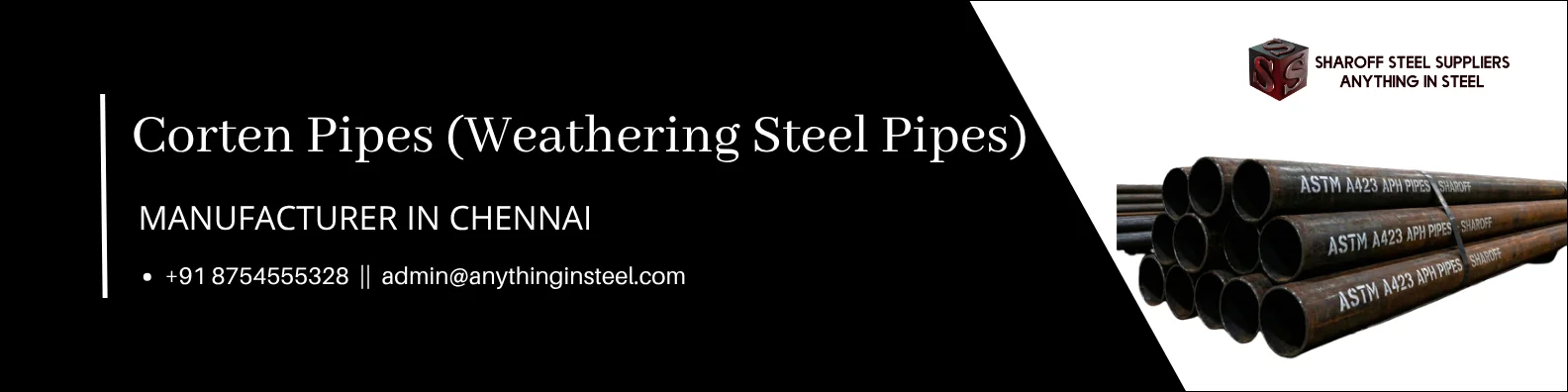 Corten Pipes - Weathering Steel Pipes Suppliers Chennai